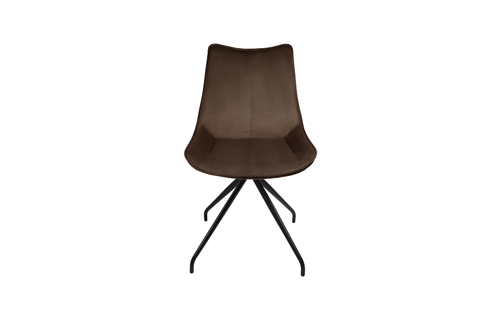 Кухонные стулья - изображение №5 "Стул Барса поворотный коричневый/опоры черные "  на www.Angstrem-mebel.ru