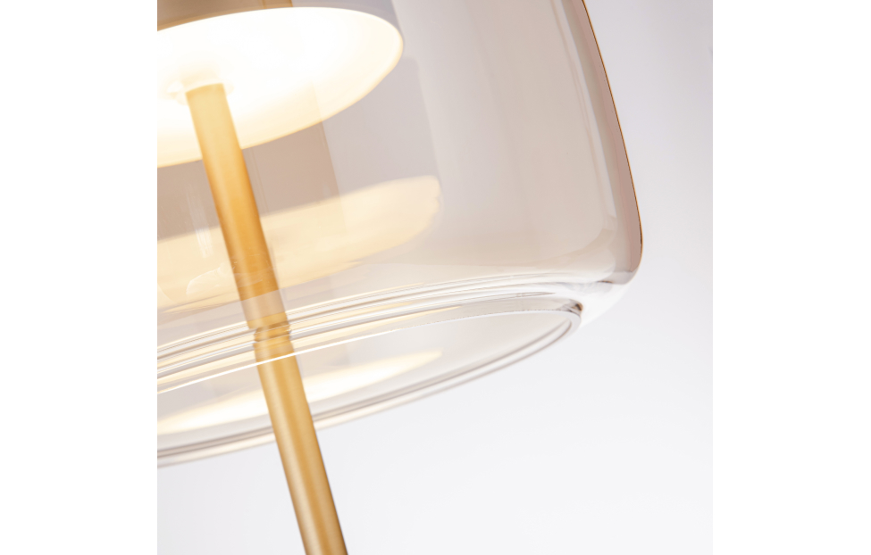 Настольные светильники - изображение №8 "Настольная лампа Reflex (янтарный) D260*H565 LED*21W"  на www.Angstrem-mebel.ru