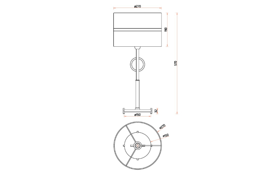 Настольные светильники - изображение №7 "Настольный светильник Mateo 1*E14*40W"  на www.Angstrem-mebel.ru