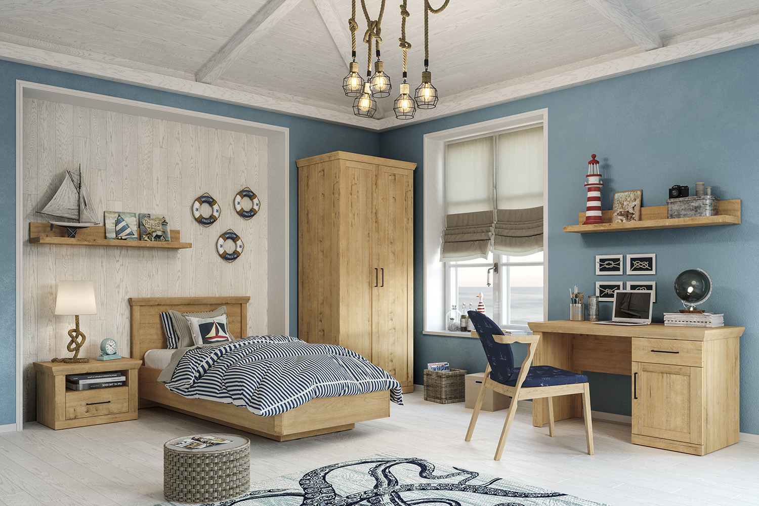 Распашные шкафы - изображение №5 "Шкаф Магнум с дополнительным комплектом полок"  на www.Angstrem-mebel.ru