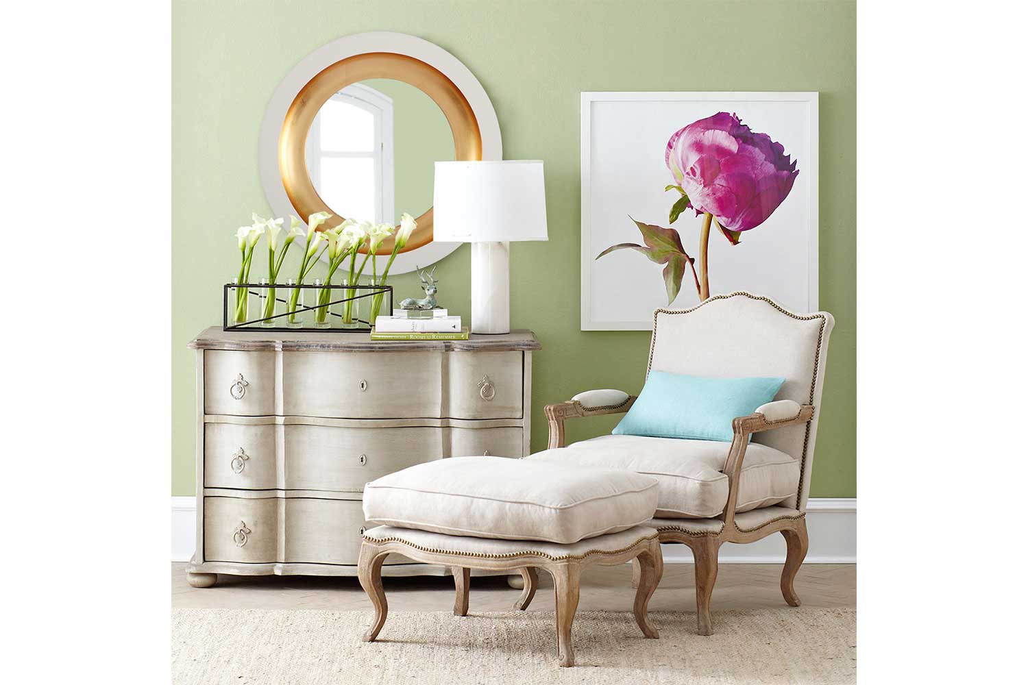 Зеркала - изображение №3 "Зеркало Capri White в раме"  на www.Angstrem-mebel.ru