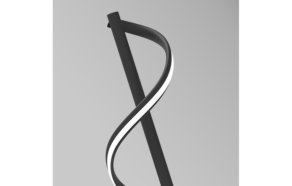 Настольные светильники - изображение №3 "Настольный светильник Locket (чёрный) D170*H500 LED*10W"  на www.Angstrem-mebel.ru