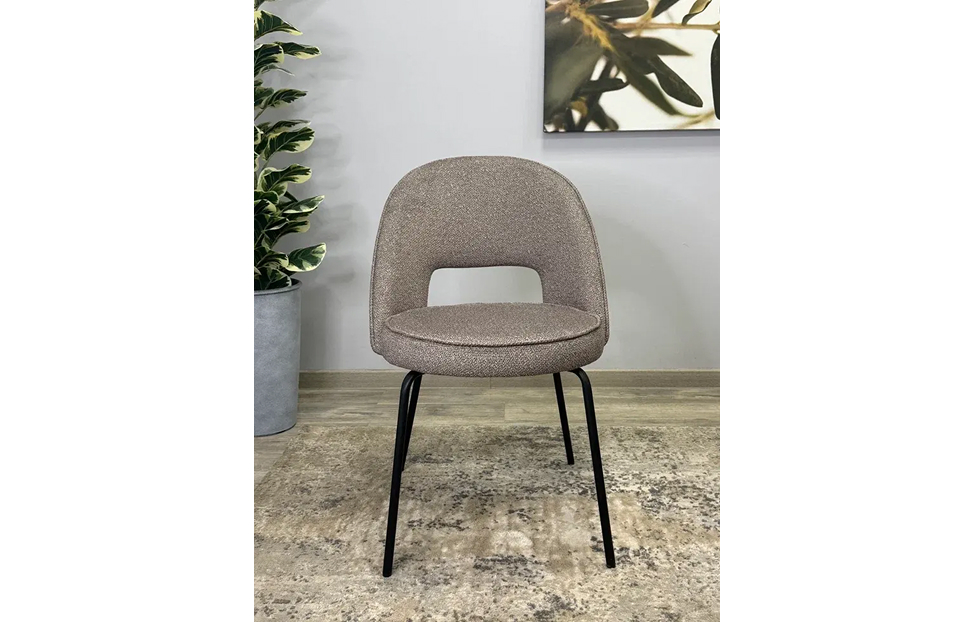 Кухонные стулья - изображение №10 "Стул Мане капучино / опоры черные"  на www.Angstrem-mebel.ru