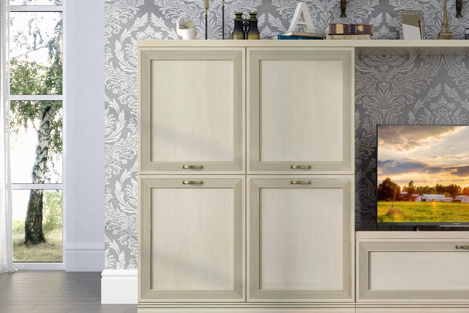 Распашные шкафы - изображение №4 "Шкаф Адажио"  на www.Angstrem-mebel.ru