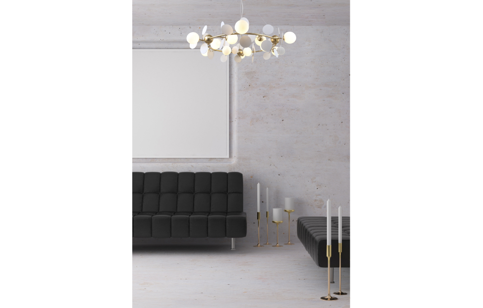 Люстры - изображение №5 "Подвесная люстра Bliss D1050*H240/1120 12*G9*25W"  на www.Angstrem-mebel.ru