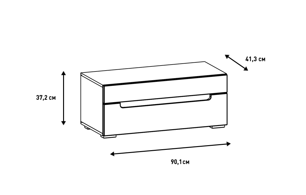 Тумбы - изображение №4 "Тумба Анри Урбан с выдвижными ящиками"  на www.Angstrem-mebel.ru