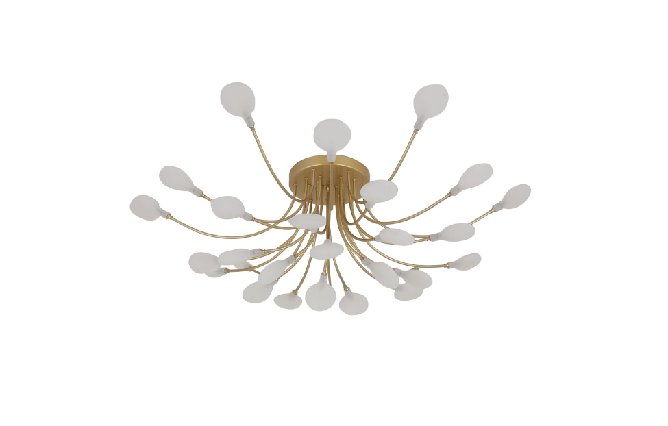 Люстры - изображение №6 "Потолочная люстра Skein (золото) D880*H320 28*G4LED*3W"  на www.Angstrem-mebel.ru