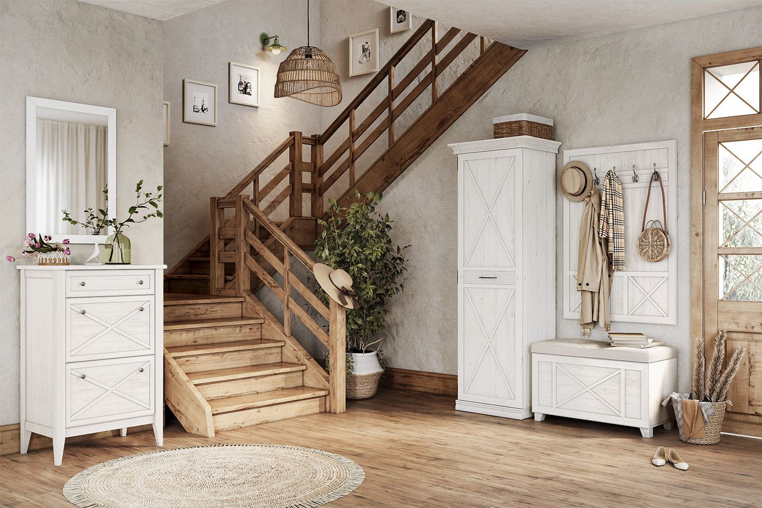 Обувницы - изображение №5 "Тумба Кантри для обуви"  на www.Angstrem-mebel.ru