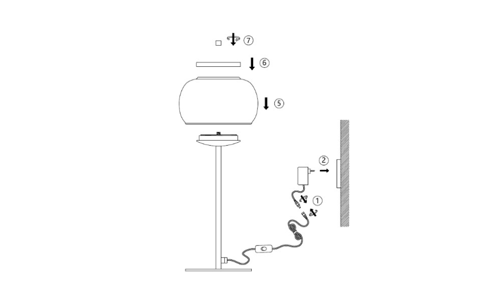 Настольные светильники - изображение №8 "Настольная лампа Trendig D180*H330 LED*7W"  на www.Angstrem-mebel.ru