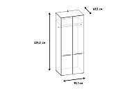 Шкафы - изображение №9 "Шкаф Анри"  на www.Angstrem-mebel.ru
