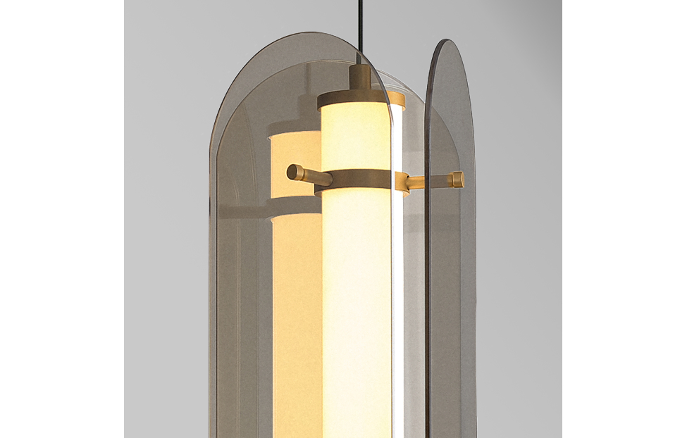 Подвесы - изображение №3 "Подвес Fada (дымчато-серый) D190*H420/1925 LED*12.6W, 4625-2P"  на www.Angstrem-mebel.ru