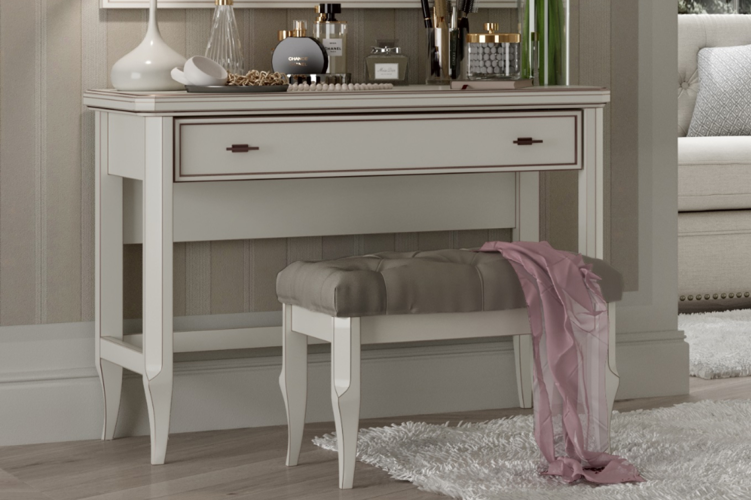 Туалетные столы - изображение №4 "Стол туалетный Онтарио"  на www.Angstrem-mebel.ru