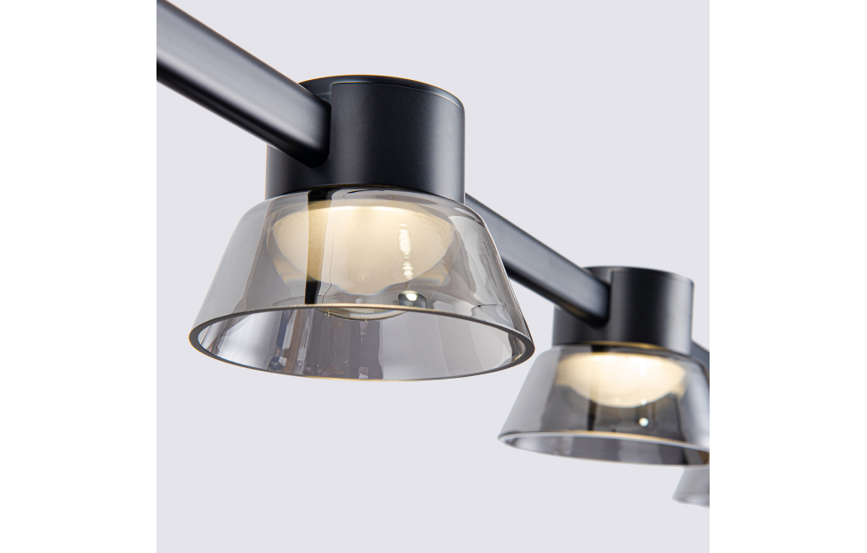 Люстры - изображение №6 "Подвесная люстра Twix L1180*W100*H1200/1800 5*LED*6W"  на www.Angstrem-mebel.ru