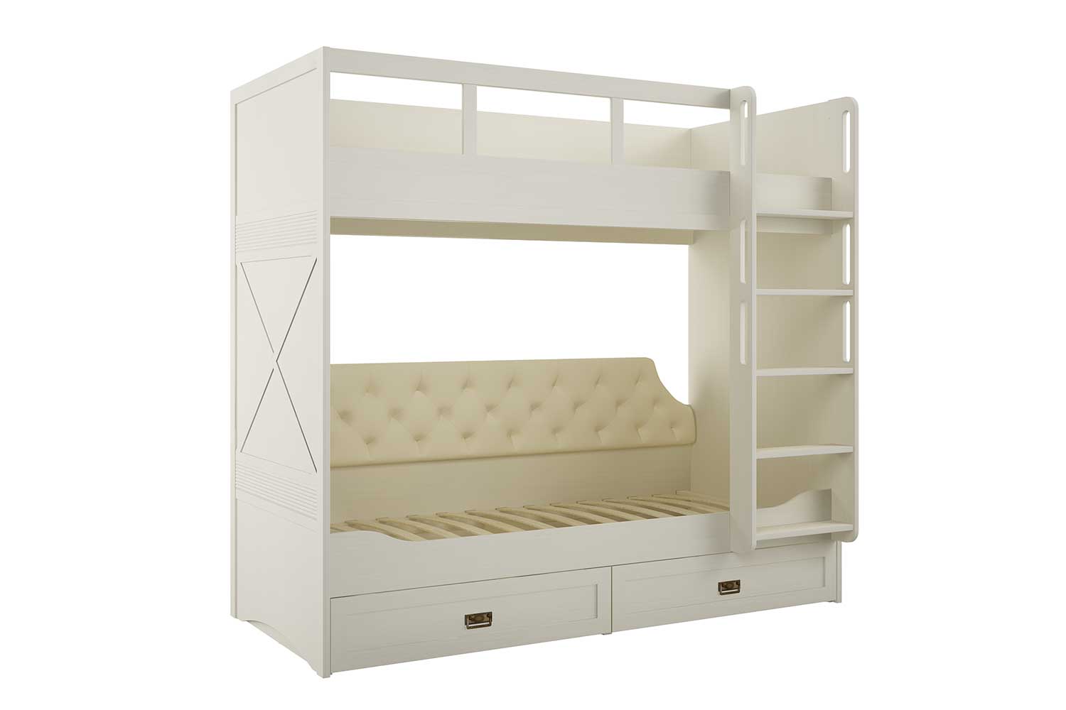 Детские кровати - изображение №7 "Кровать двухъярусная Кантри 90 х 200"  на www.Angstrem-mebel.ru