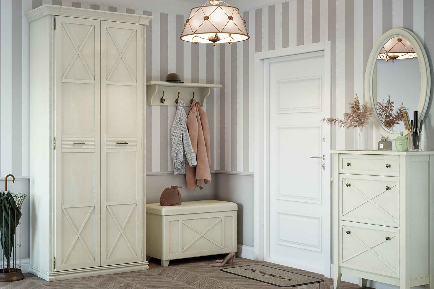 Шкафы платяные - изображение №4 "Шкаф Кантри"  на www.Angstrem-mebel.ru