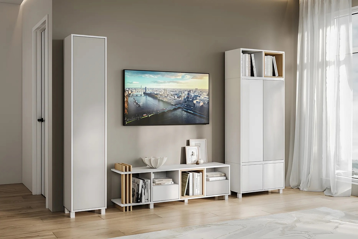 Шкафы-пеналы - изображение №4 "Шкаф Троя"  на www.Angstrem-mebel.ru